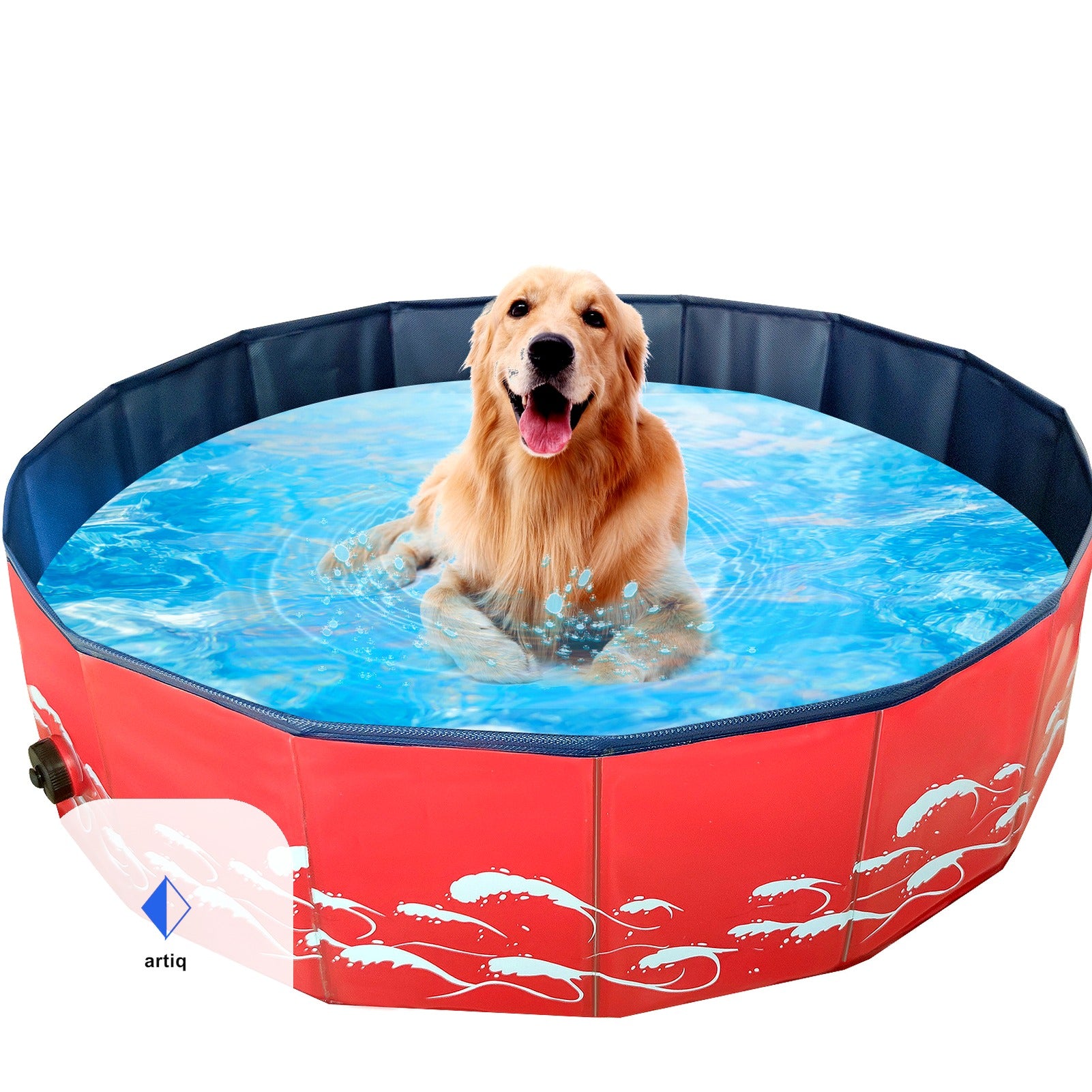 Artiq™ AquaPaw – Foldable Dog Swimming Pool